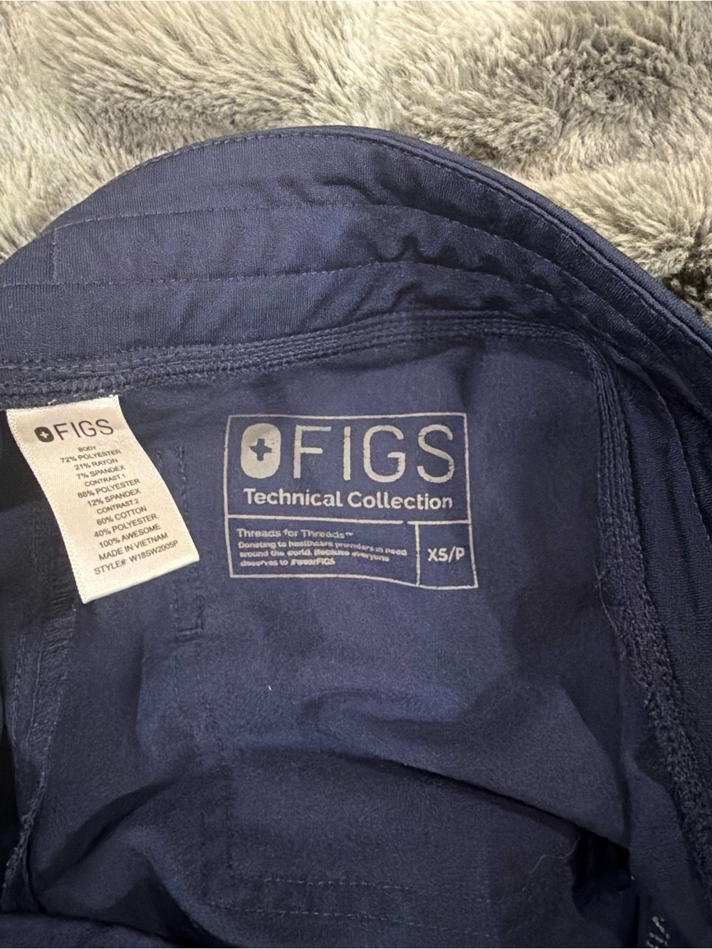Figs Navy Joggers - Picture 3 of 3